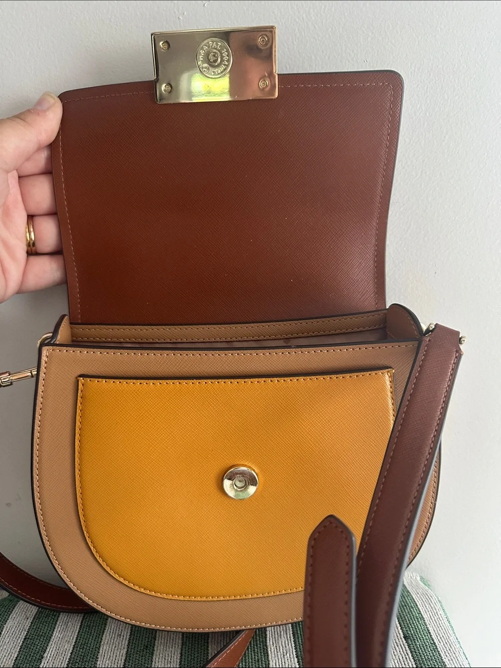 Kate Spade New York Reegan Colorblock Saddle Bag in the 